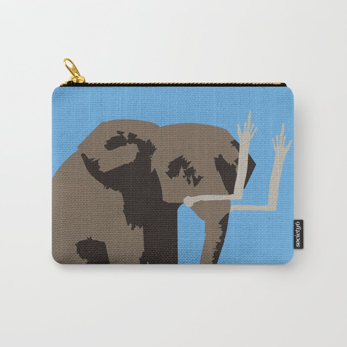 Angry Elephant Carry-All Pouch