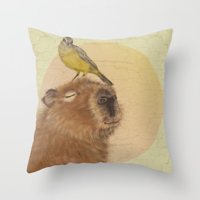 capybara | capivara Throw Pillow