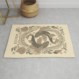 Pisces, The Fishes Area & Throw Rug