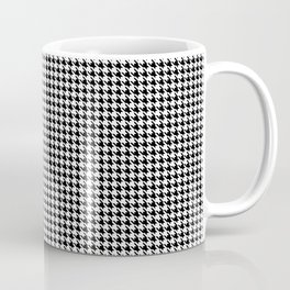 Black and white Houndstooth pattern Coffee Mug