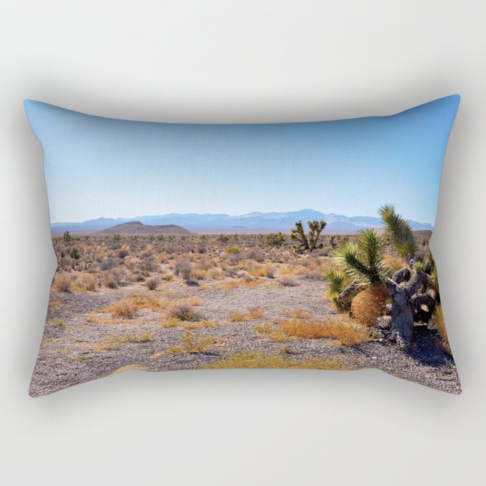 Desert near Groom Lake Rectangular Pillow