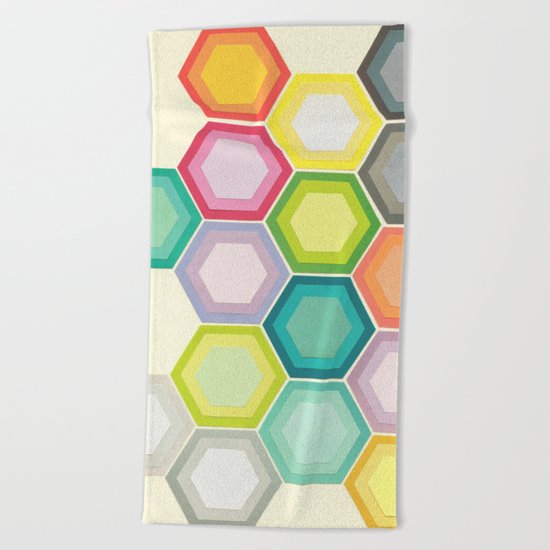 Honeycomb Layers Beach Towel