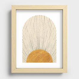Arch sun, sunrise #4 Recessed Framed Print