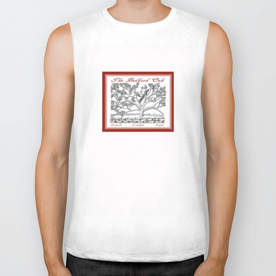 The Bedford Oak Zentangle Illustration Biker Tank