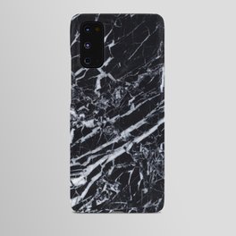 Real Marble Black Android Case