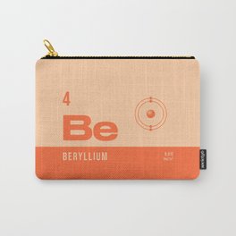 Periodic Element A - 4 Beryllium Be Carry-All Pouch | Science, Chemistry, Proton, Graphicdesign, Curated, Table, Periodictable, Periodic, Electron, Be 