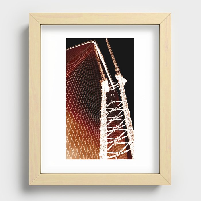 Glass Building 1 Recessed Framed Print