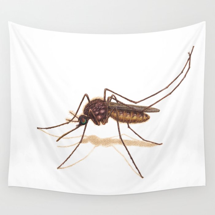 Mosquito by Lars Furtwaengler | Colored Pencil / Pastel Pencil | 2014 Wall Tapestry