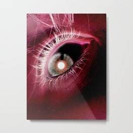 Scarlet Eye Metal Print
