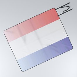 Flag of Netherlands -with color gradient Picnic Blanket