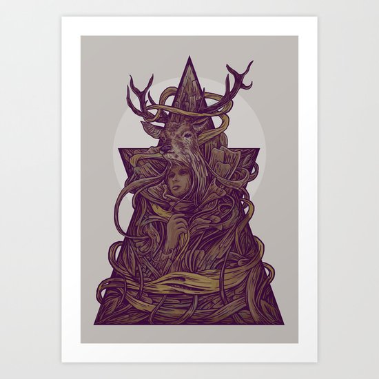 Beautiful Deer Art Print
