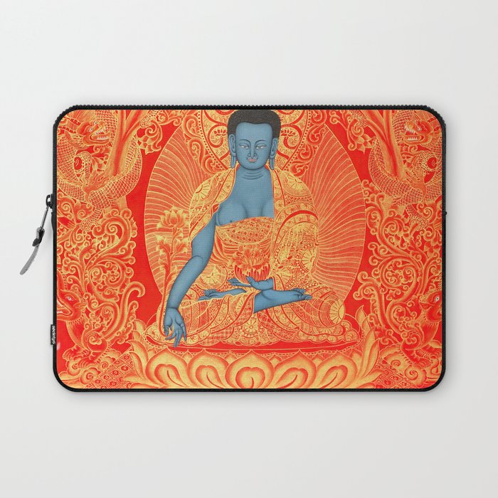 Medicine Buddha Thangka Laptop Sleeve