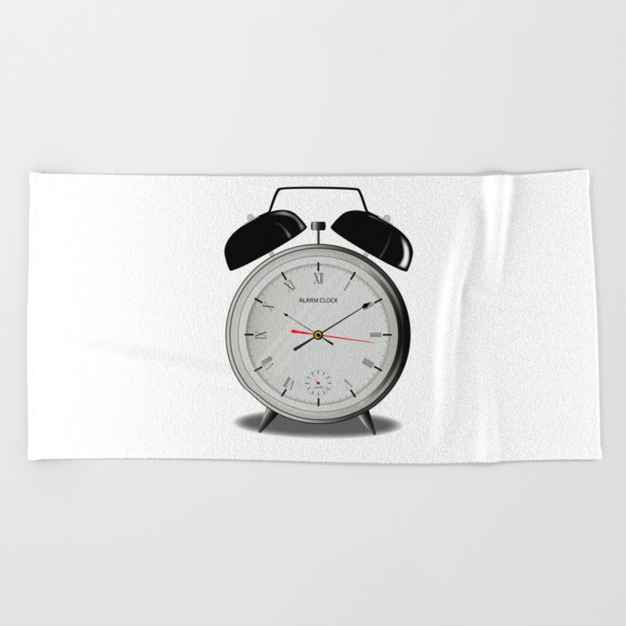 Alarm Clock Beach Towel By Homestead Society6 Alarm Clock Beach Towel
