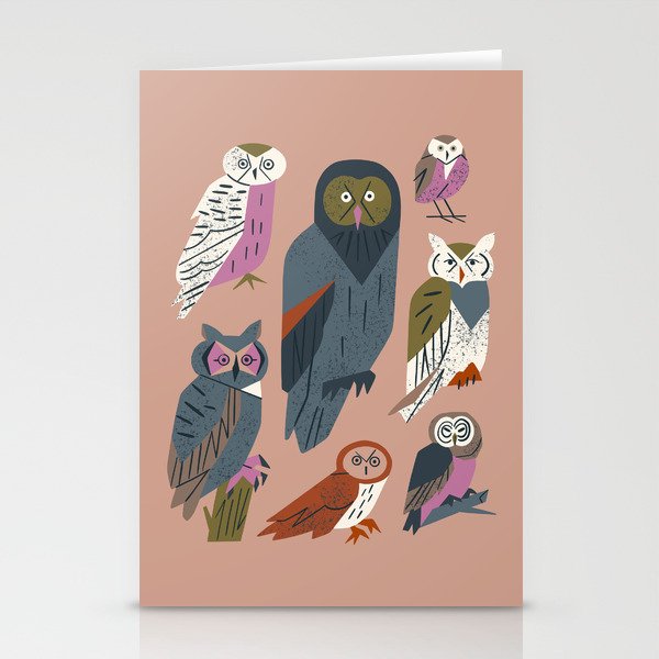 Owl Friends Stationery Cards