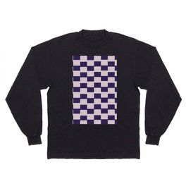  7 Abstract Grid Checkered 220718 Valourine Design  Long Sleeve T-shirt