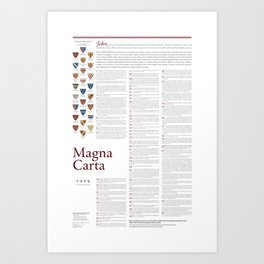 Magna Carta Art Print