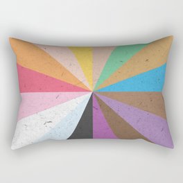 Rainbow Wheel of Inclusivity Rectangular Pillow