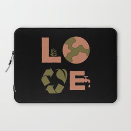 Love Nature Earth Planet Laptop Sleeve