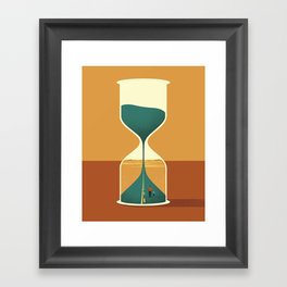 Past and Future Framed Art Print