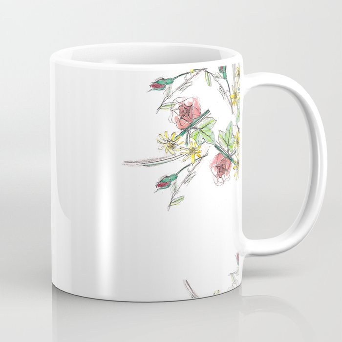 Flower Border Coffee Mug