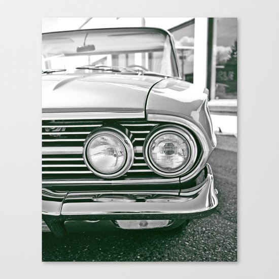 Chevy headlights Canvas Print