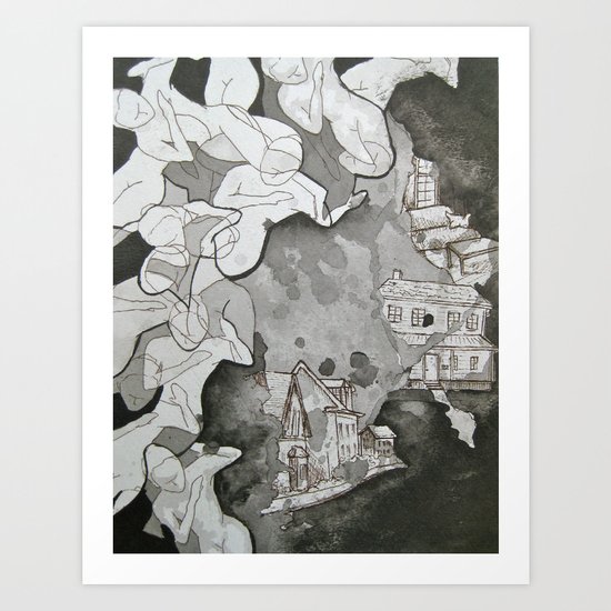 A Bad Place Art Print