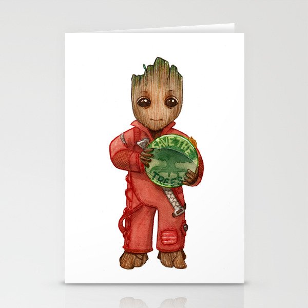 Save the trees Stationery Cards
