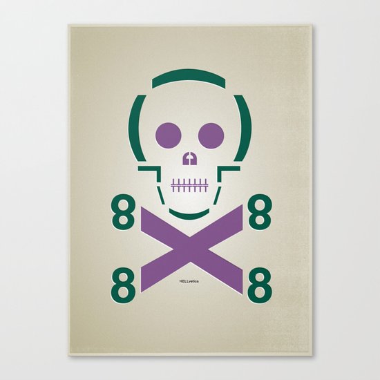 HELLvetica Canvas Print