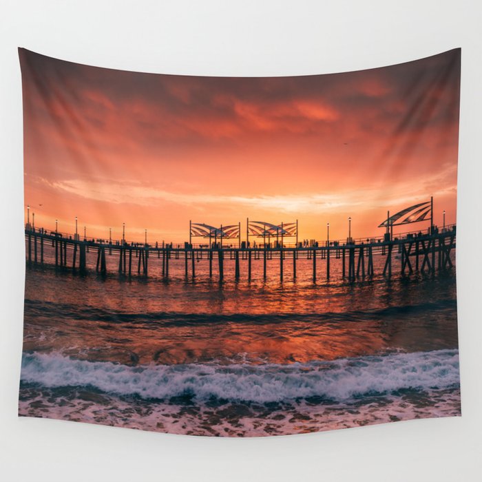 Beach hotsell sunset tapestry