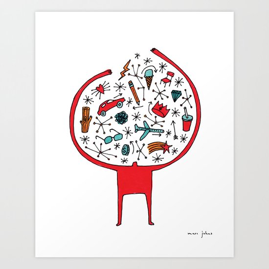 holding it all together Art Print