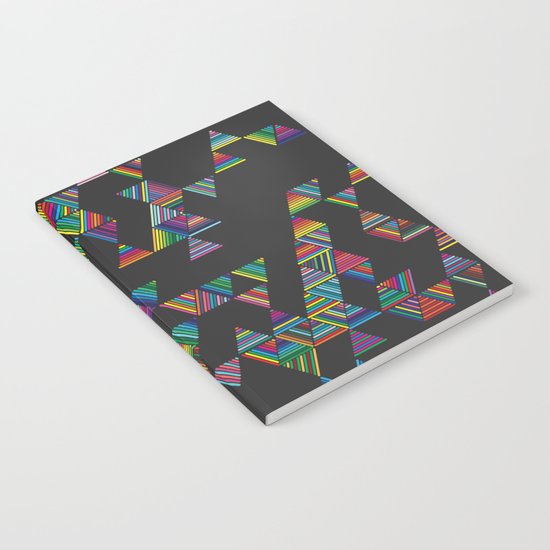 Rainbow Night Rain Notebook