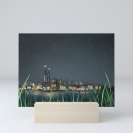 Night Sky over Nashville Mini Art Print