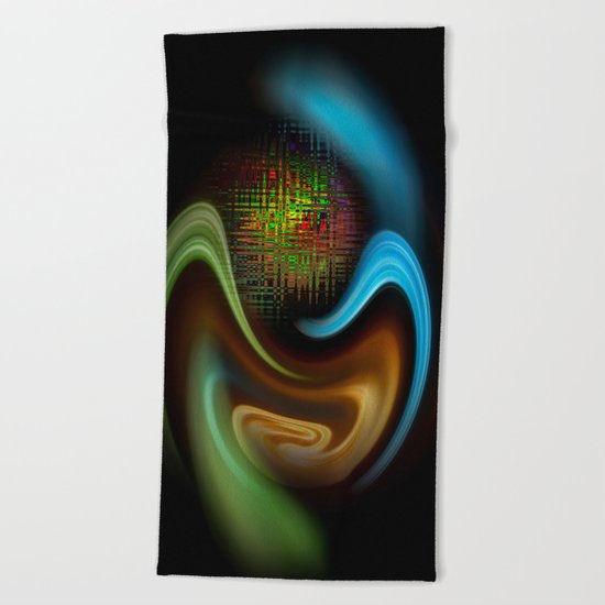 Abstract Perfektion 90 Beach Towel
