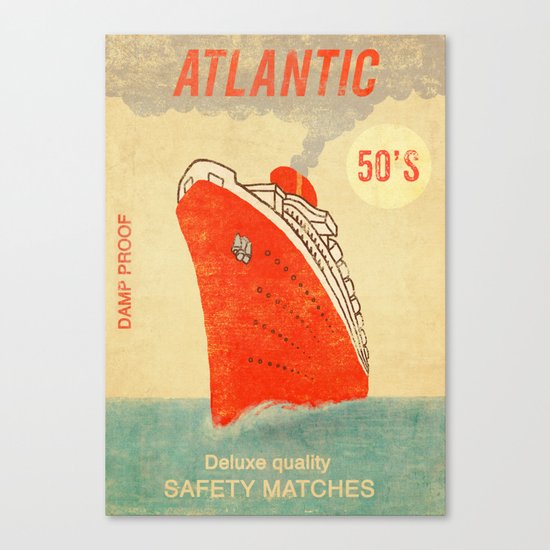 Atlantic Safety Matches Canvas Print