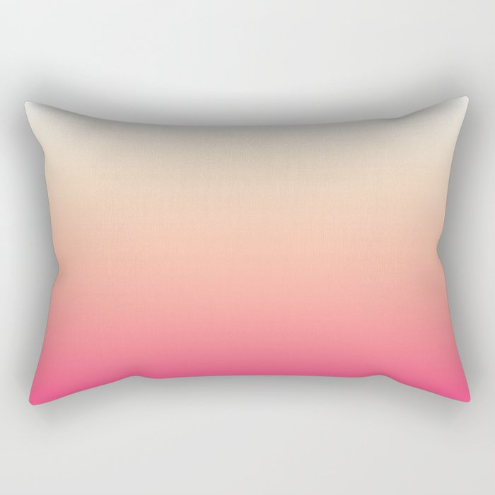 PEACH PINK OMBRE Rectangular Pillow