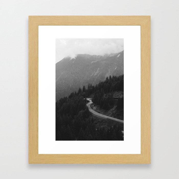 Road To Adventure - Swiss Alps Framed Art Print