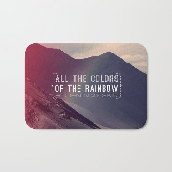 Rainbow Bath Mat