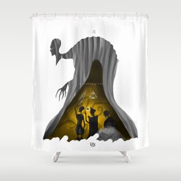 Deathly Hallows Shower Curtain