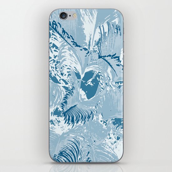 The blue mask iPhone & iPod Skin