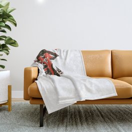 U is for Uniped Throw Blanket