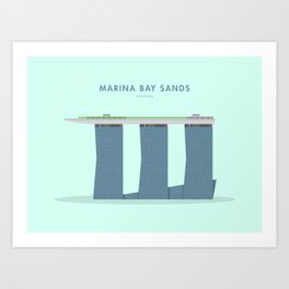 Marina Bay Sands, Singapore [Building Singapore] Art Print