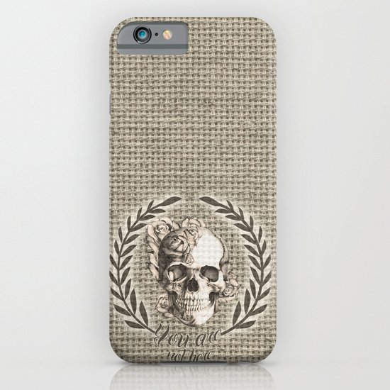 You are not here iPhone & iPod Case