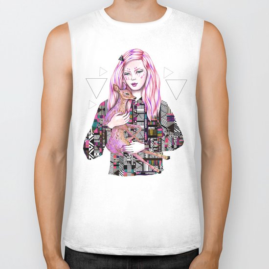 EMBRACE by Kris Tate and Ola Liola Biker Tank