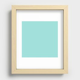 Pale Beryl Recessed Framed Print
