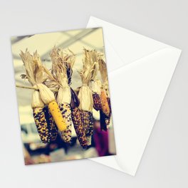 Indian Corn at the Farmers Market Stationery Cards