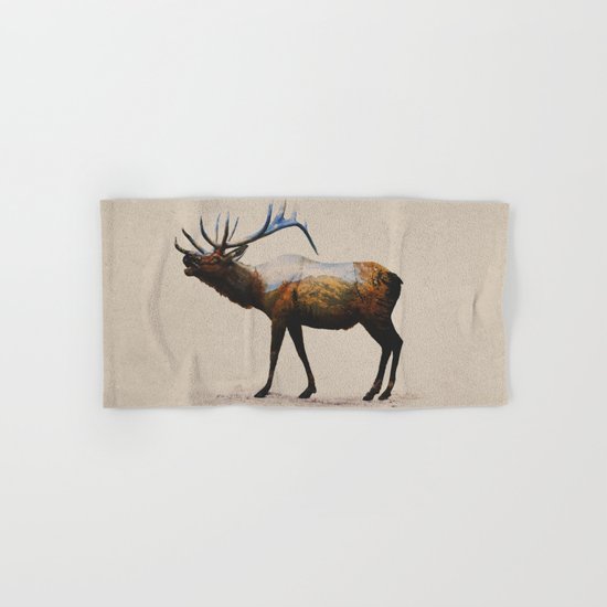 The Rocky Mountain Elk Hand & Bath Towel