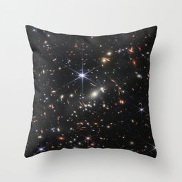 JWST, James Webb Space Telescope Throw Pillow