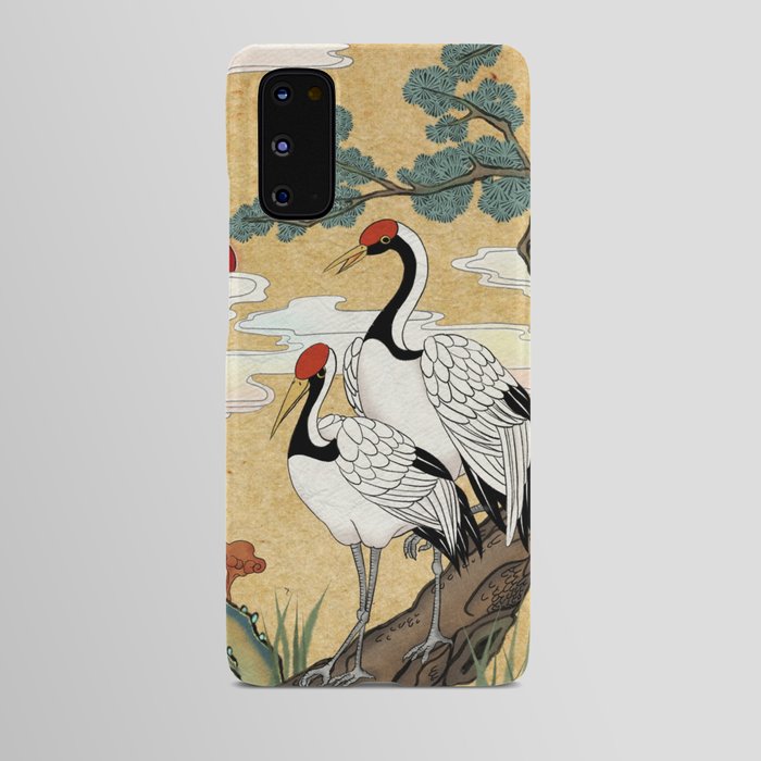 Minhwa: Pine Tree and Cranes A Type Android Case