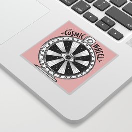The Cosmic Wheel Sticker