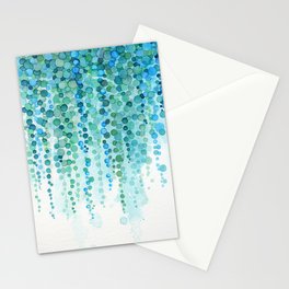 String of Pearls Watercolor Stationery Cards